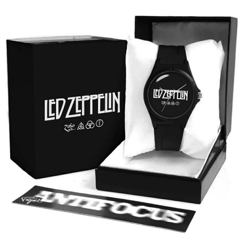 JAM TANGAN PRIA Led Zeppelin ANTI AIR | Hard Rock Band | LENGKAP DENGAN BOX - BISA CUSTOM