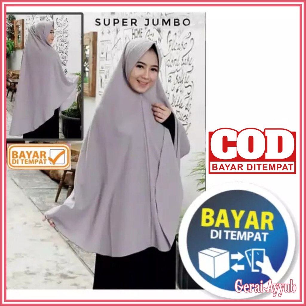 JOMBO PET SYARI KMINAR ANTEM JILBAB MUKENA HIJAB KERUDUNG MURAH WOLFIS WOLPEACH ANTI TEMBEM