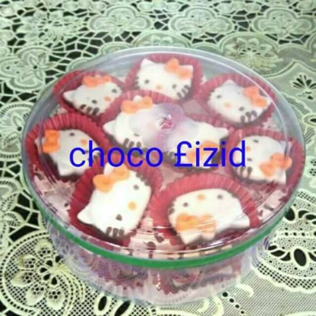 

Coklat kepala hellokitty gepeng