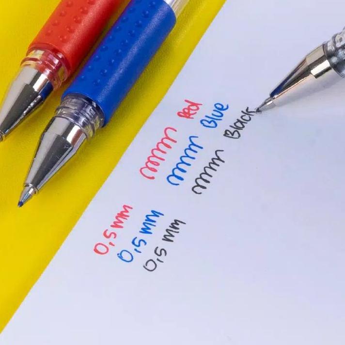 

ナ 12pc Gel Pen Pulpen Pena Joyko JK-100 Black 0.5 mm/pen Joyko Big Sale