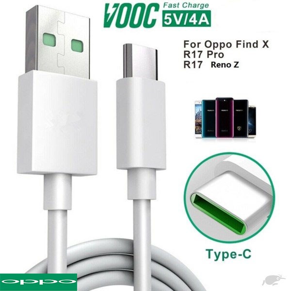 Kabel Data Oppo VOOC Original Type C Kabel Charger Tipe C