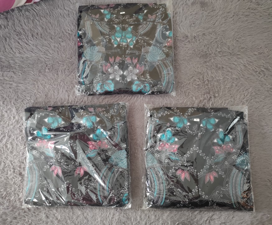 Couple Batik Prasasti Ori Pekalongan Ready Anak, Ukuran M.l.xl.xxl.xxxl Dan Xxxxl