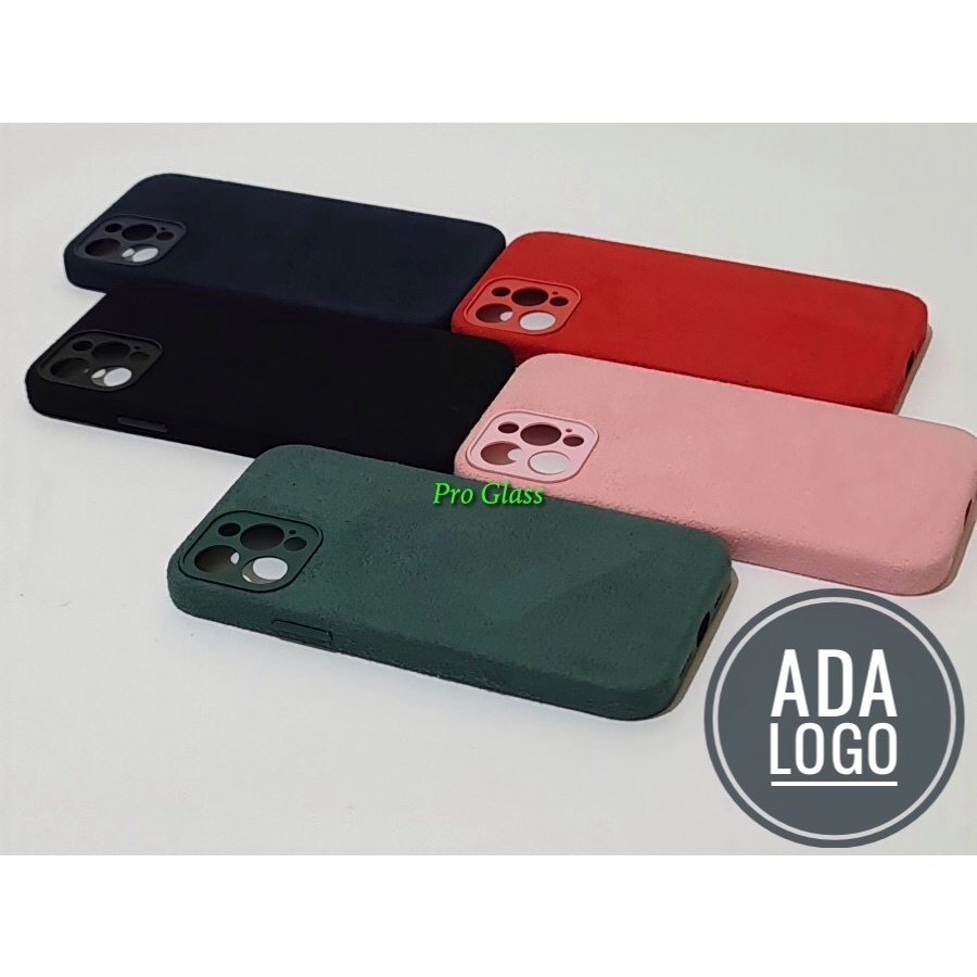 C207 IP X/ XS / XR / XS MAX / 11 / 11 PRO MAX / 12 / 12 MINI / 12 Pro / Max Premium Suede Alcantara Leather Case