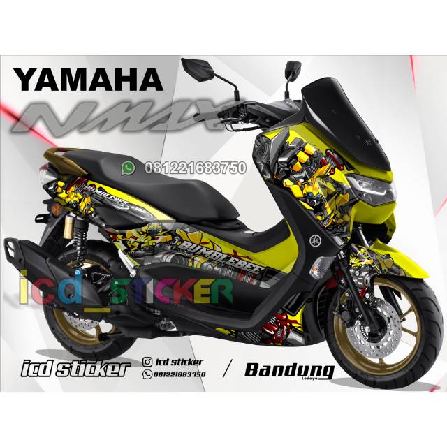 Paling Inspiratif Stiker Motor All New Nmax 2020