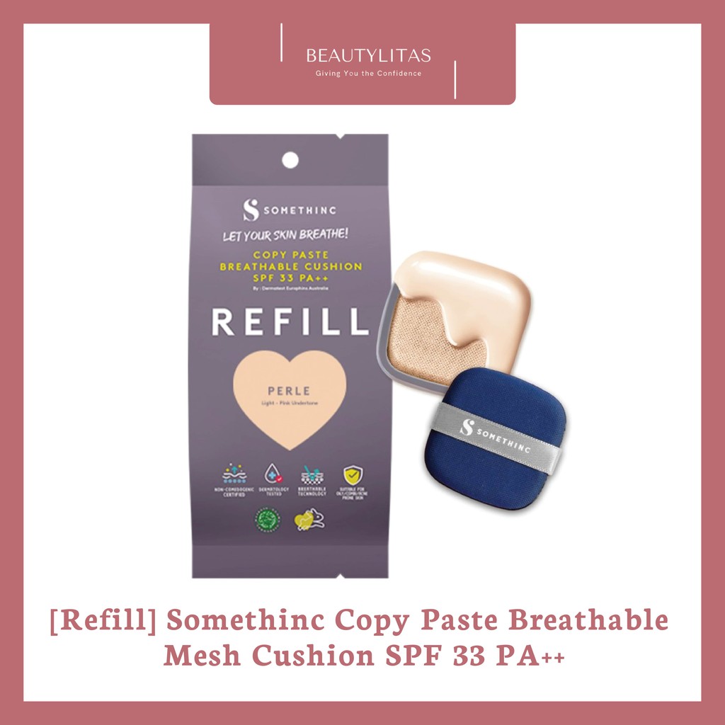 [Refill] Somethinc Copy Paste Breathable Mesh Cushion SPF 33 PA++