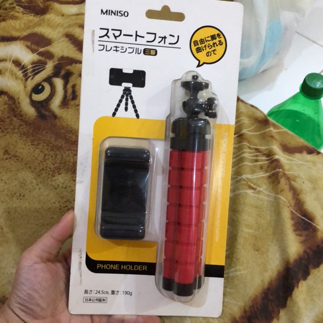 Tongsis phone holder camera miniso tripod mini pegangan hp kamera