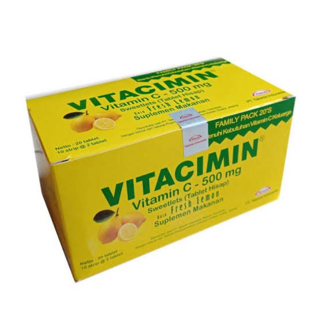 Vitacimin 1 Box Isi 20 Tablet