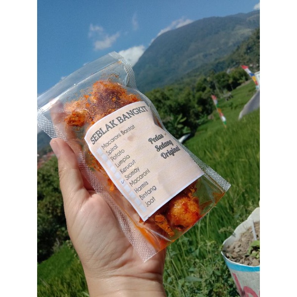 

Seblak Kering Siomay Pedas Sedang / Sebring Siomay Pedas Gurih