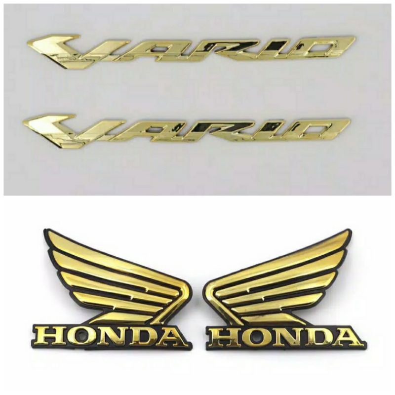 Emblem Vario Timbul 125/150, Emblem Honda wings, Sayap honda