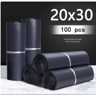 

Plastik Polymailer Packing Tebal Amplop Kantong Kemasan Isi 100 pcs Ukuran 20x30cm, Hitam