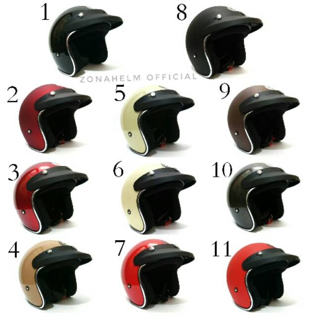 Helm Dewasa JP Helmet List Crom