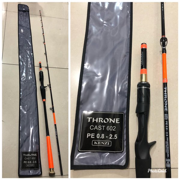 Rod BC (BAITCASTING) / OH (OVERHEAD) KENZI THRONE CAST 180cm