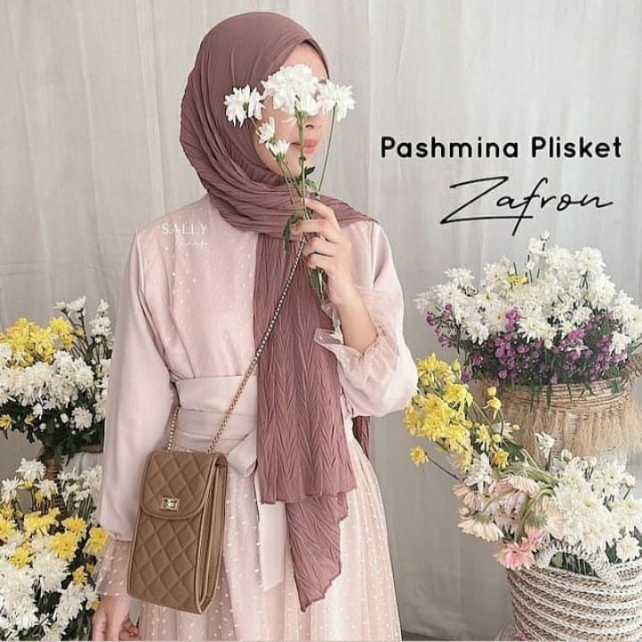 PASMINA PLISKET ZAFRON OAKWOOD BY UMAMA PLISKET