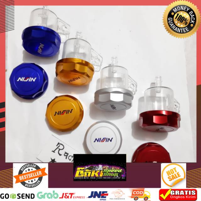 Murah Tabung minyak rem belakang NiSSiN Transparan satria fu sonic mx Rxk vixion gsx xabre ninja R15