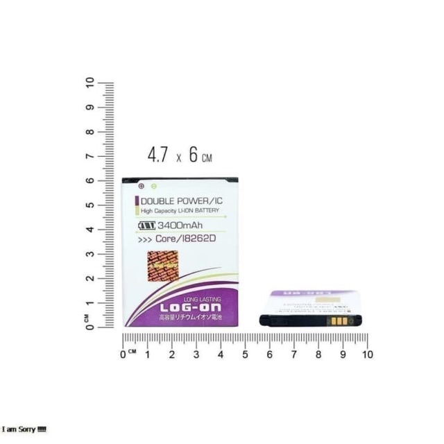 BATRE SAMSUNG CORE I8260 - I8162 - LOG ON DOUBLE POWER BATTERY BATERAI