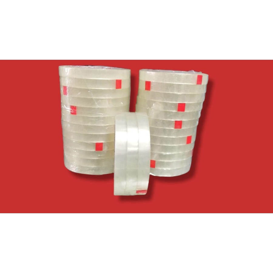 

Isolasi bening uk 12 mm panjang 65 yard merek bodhi tape