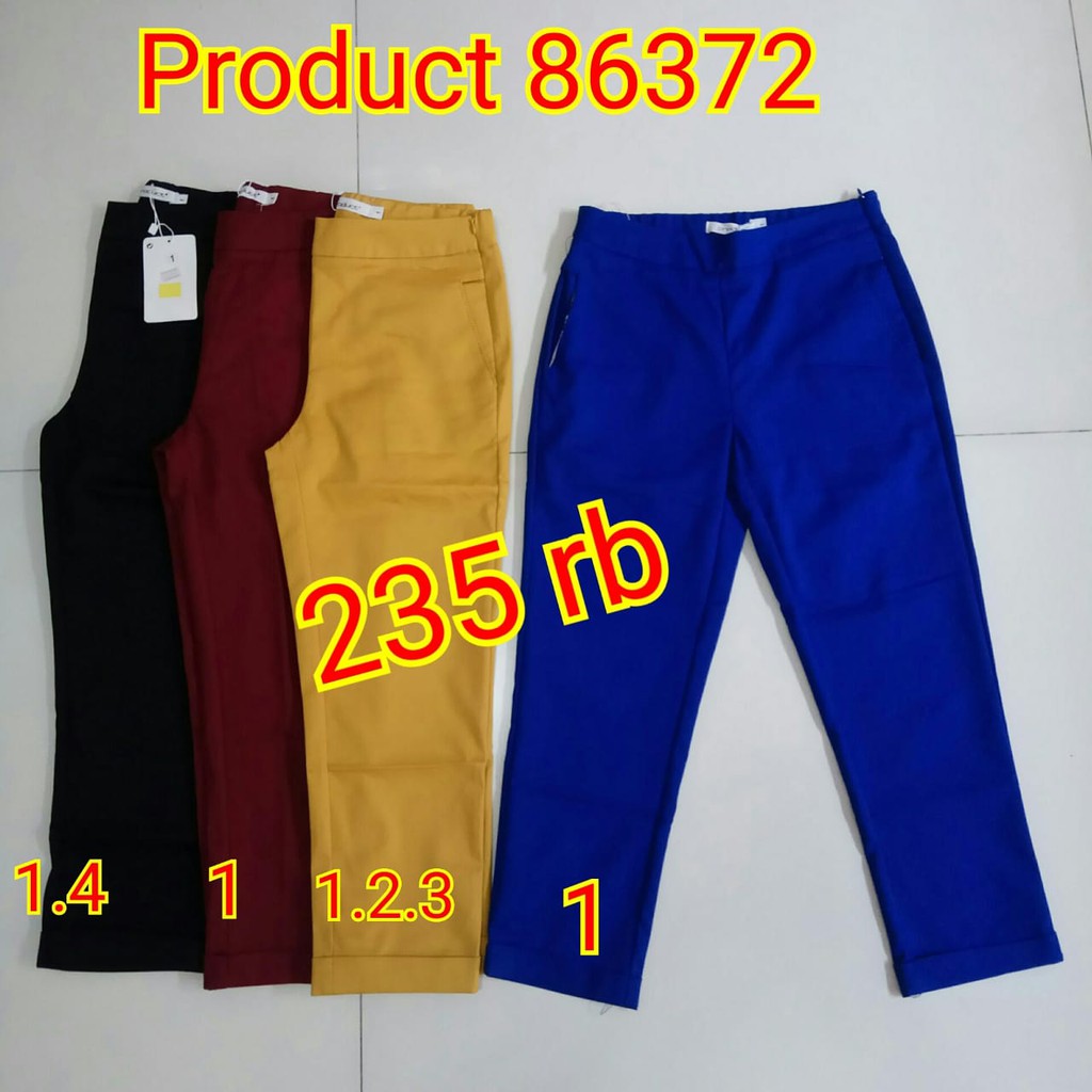 Celana wanita 7/8 import Product 86372 katun zara