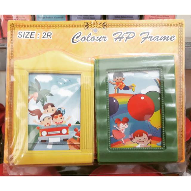 Bingkai/Album/Frame Foto 2R set foto khusus Hp Cantik Ceria Bahagia