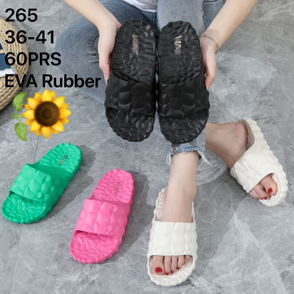 Sandal Karet Jelly Wedges Wanita import Model Terbaru Original Kekinian by AGUNG STYLE Balance 265