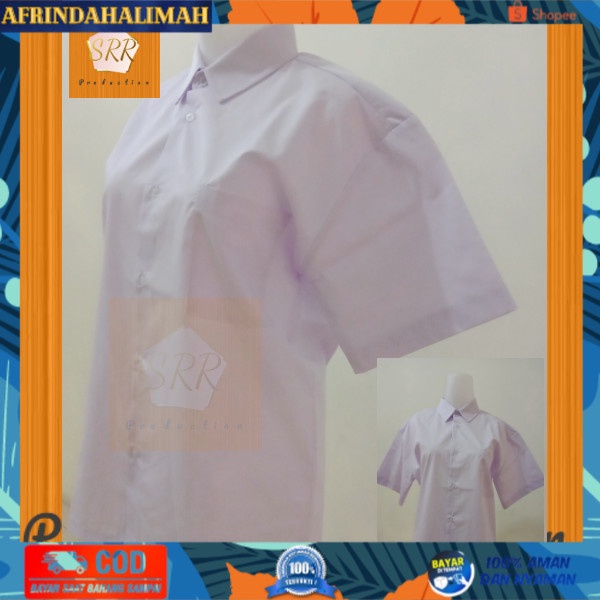 

{TERBARU} Seragam Sekolah Baju Polos SD/SMP/SMA Lengan pendek - 6 7 8