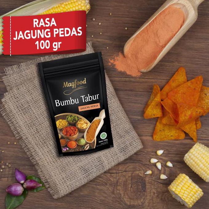 

MAGFOOD BUMBU TABUR JAGUNG PEDAS 100 GRAM