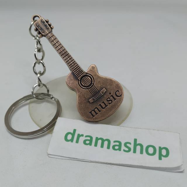 Ganci Gantungan Kunci Model alat musik gitar guitar Limited Edition