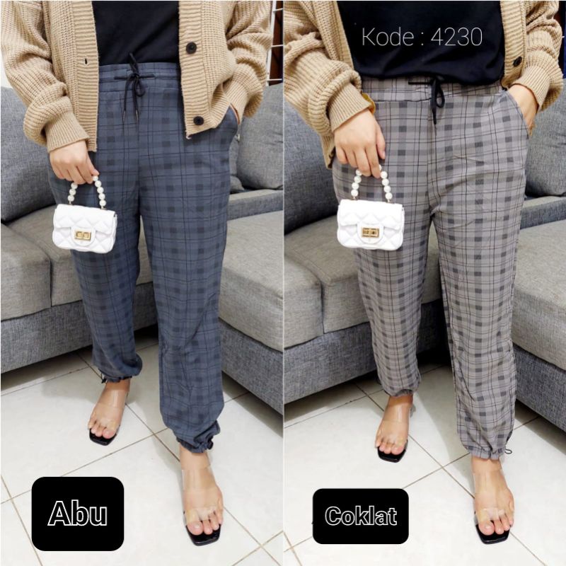 NEW CELANA BAHAN IMPORT KAKI SERUT 4230#/CELANA IMPORT