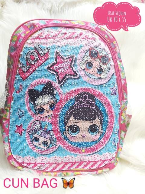 Tas anak sequen import tas anak karakter lol