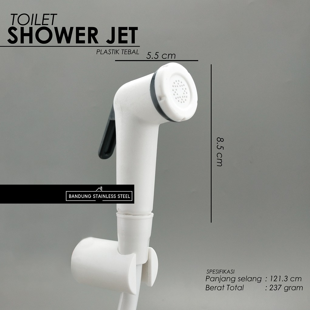 Jet Shower Toilet Closet Semprotan Spray Bahan Plastik Tebal