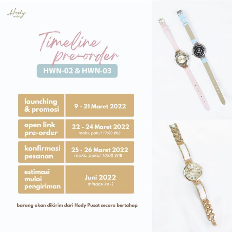 Jam tangan HW-N02 by Hody ®