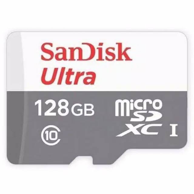 Sandisk MicroSD Ultra 128GB 80MB/s Class 10 Non Adapter ORIGINAL