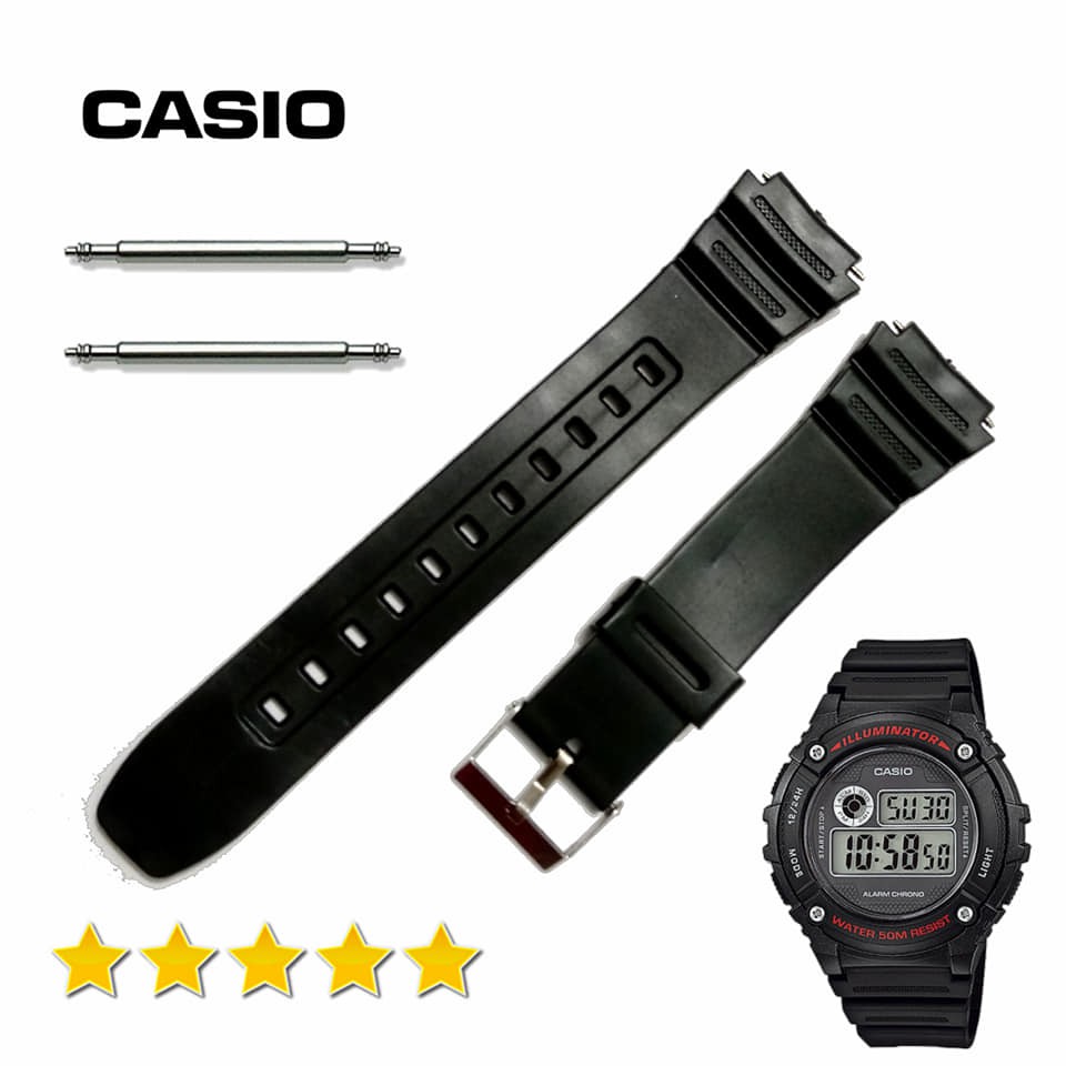 Tali jam casio W216 Strap Tali jam Tangan Casio W 216