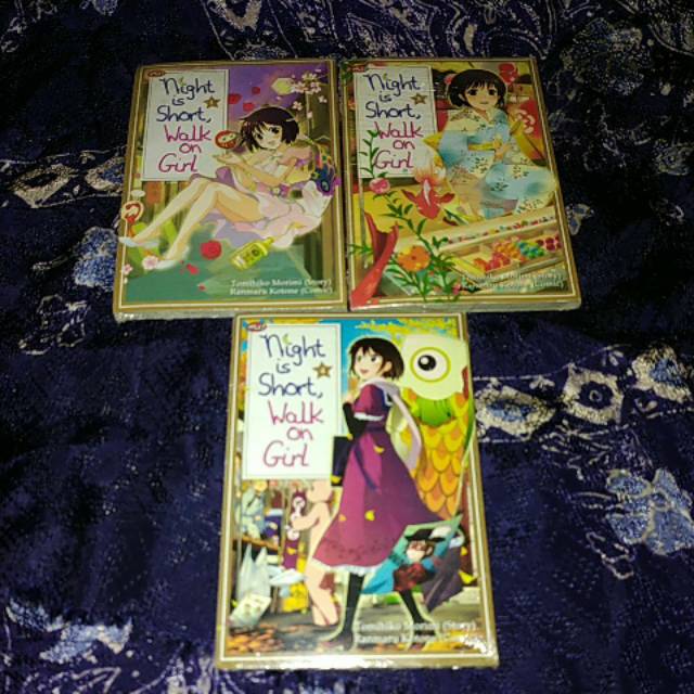 Komik night is short, walk on girl