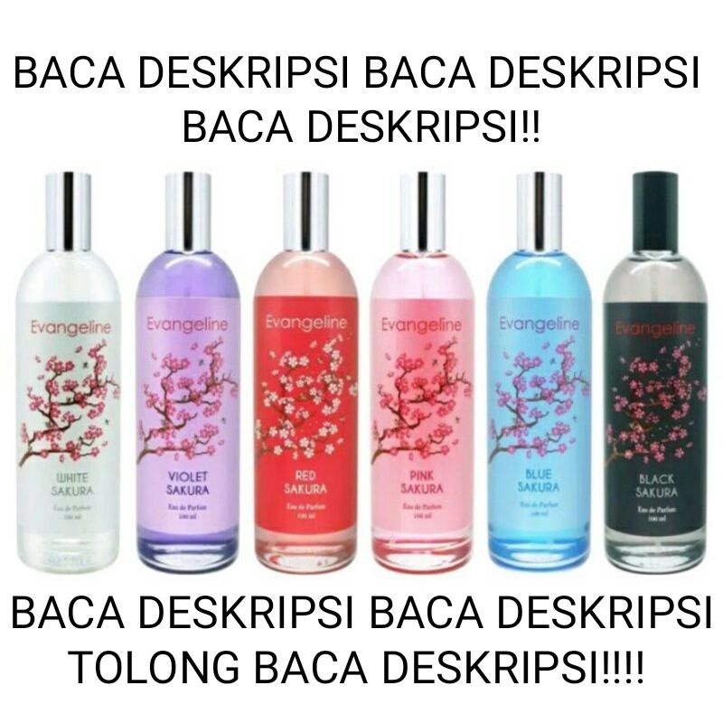 Jual Baca Deskripsi Evangeline Sakura Series Tester 2ml Baca