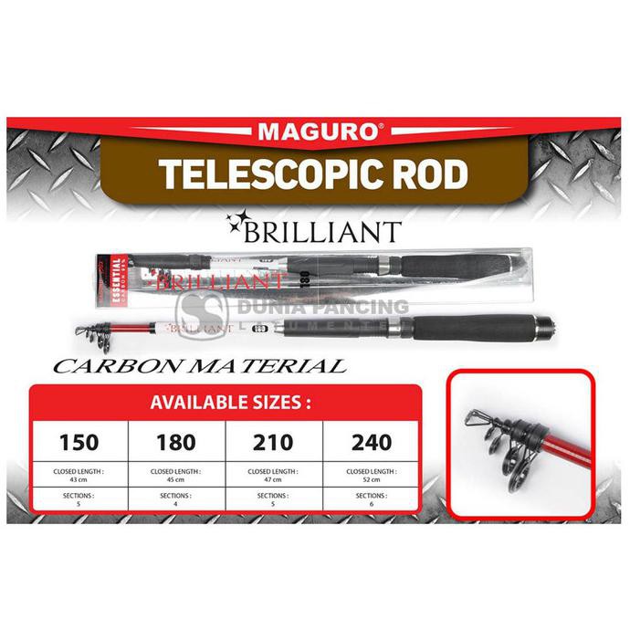 Joran Antena Maguro Brilliant | Pilih Ukuran - 150