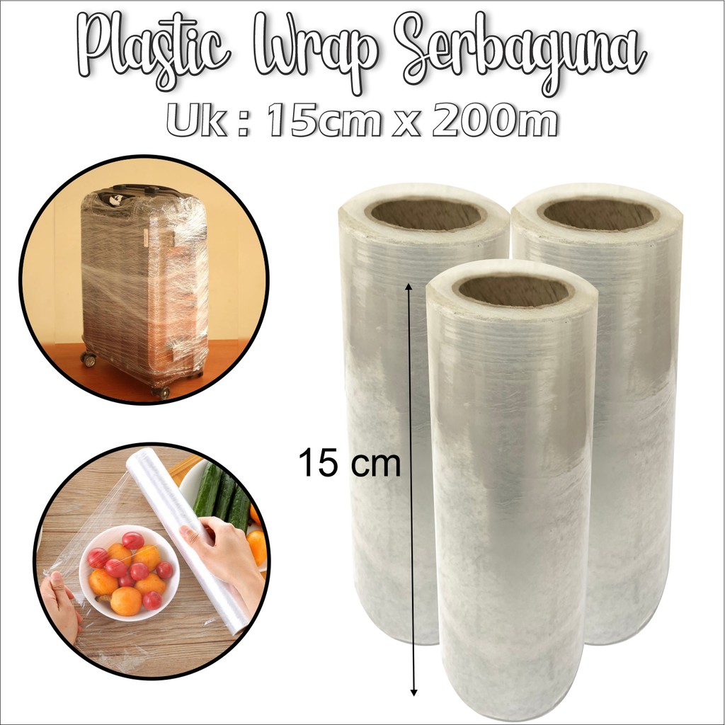 Plastic Wrap / PLASTIK WRAPPING 15cm X 200m