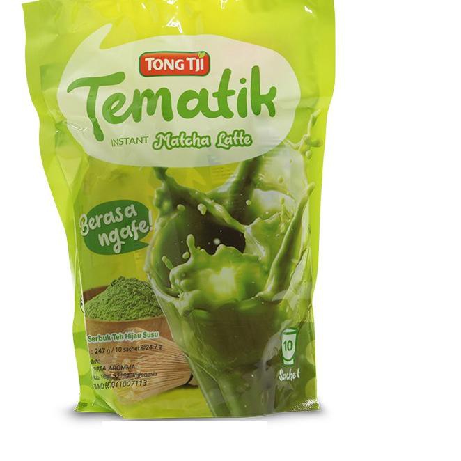 

JU7✪ Tong Tji Tematik Matcha Latte Instant Pouch Trend