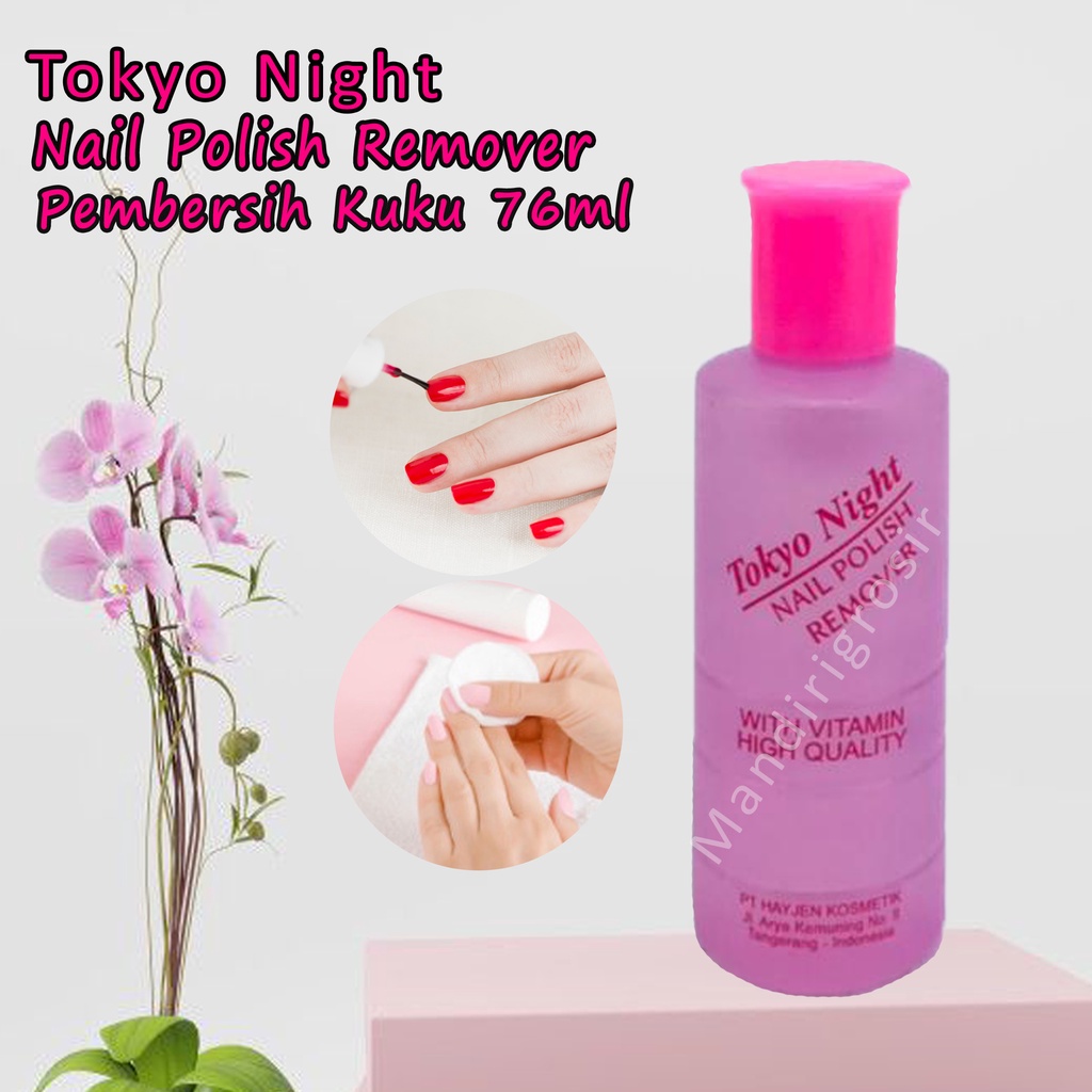 Nail polish remover *Tokyo night * with vitamin high quality * 76 ml