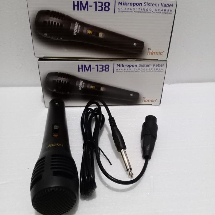 Mic Mikrofon - Microphone Homic HM-138 Sistem Kabel