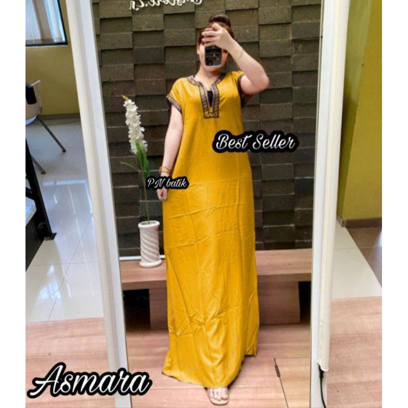 DASTER ARAB ZEEMA | RAYON SUPER GRADE A | RESLETING DEPAN BUSUI | RENDA MILO-Asmara kuning