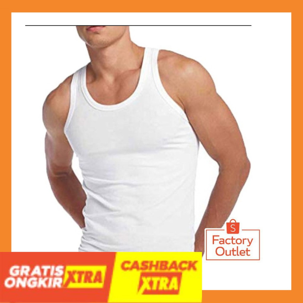 STYLE KOREA KEREN IMPORT MURAH ORIGINAL BISA COD / Kaos Singlet / Kaos Dalam Pria Dewasa Eceran /