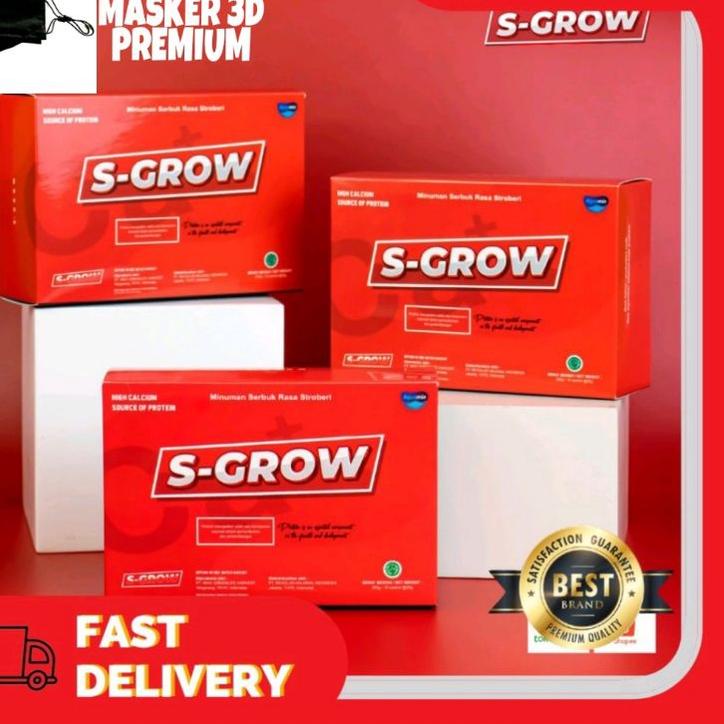 New! S-GROW Suplemen Susu Kalsium Peninggi Badan  Sgrow Original