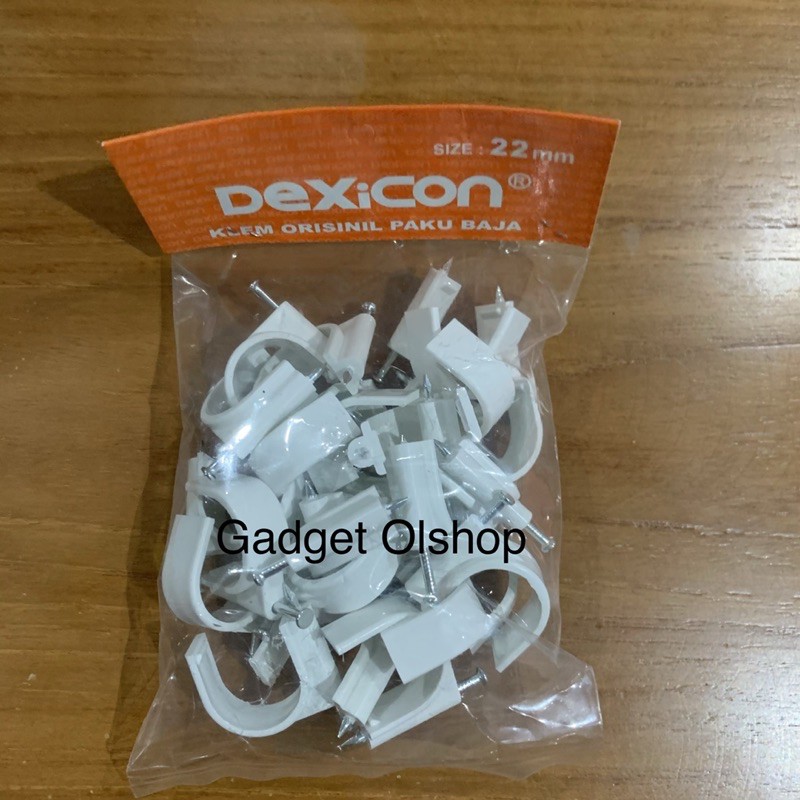 Klem Kabel 22mm - Klem No 22 - Klem Orisinil Paku Baja - Klem Paku Beton - Klem kabel Listrik