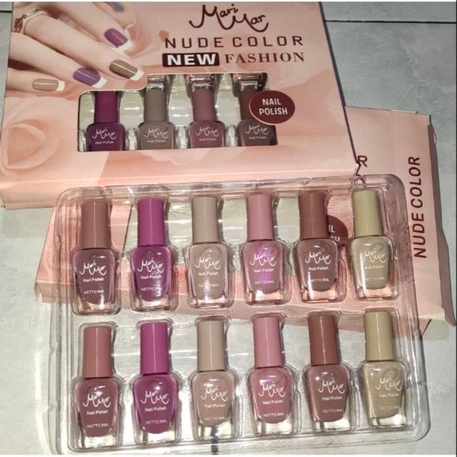 Marimar Kutek Nude Color Series Cat Kuku/all colour Perbiji