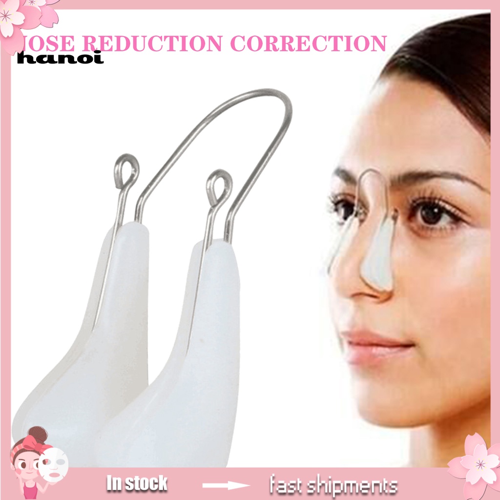 HQTM_Adjustable Nose Corrector High Elasticity Mini Soft Silicone Nose Clip Shaping Lifting Tools for Adult