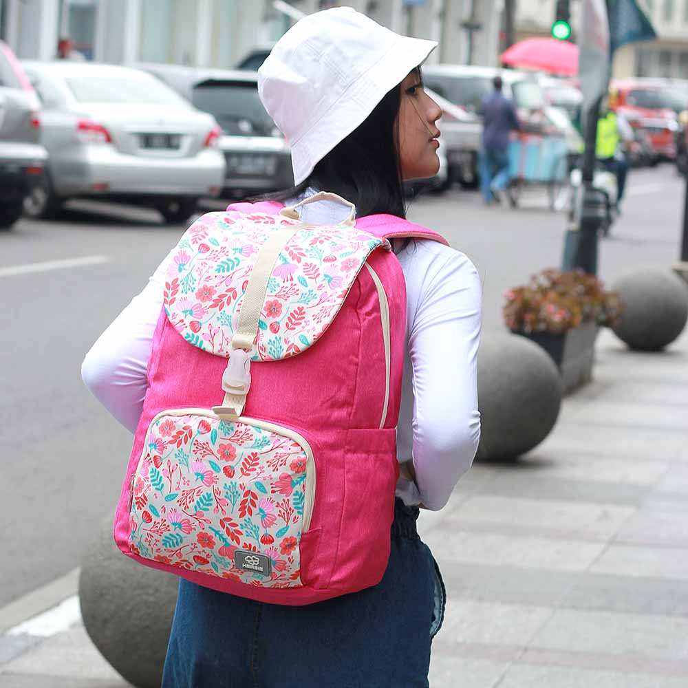 Tas Sekolah SMP SMA Kuliah Cewek Perempuan Wanita Tas Ransel Backpack Tas Punggung Herbie ASN195