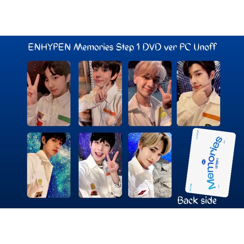 ENHYPEN Memories step 1 Photocard / PC (unofficial)