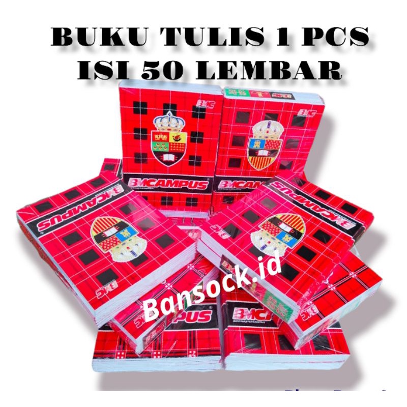 

(PROMO)10 PCS BUKU 50 LEMBAR ,MURAH BUKU TULIS, TERLARIS