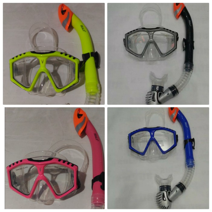 SNORKEL - SNORKELING - DRY - SILICONE - MERK SEAL - ORIGINAL - GROSIR