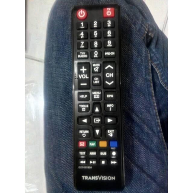 REMOTE/REMOT DECORDER SAMSUNG PARABOLA TRANSVISION GL59-00180A ORIGINAL/ASLI